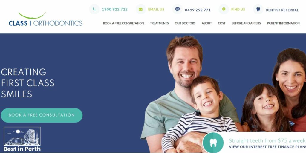 Class 1 Orthodontics' Homepage