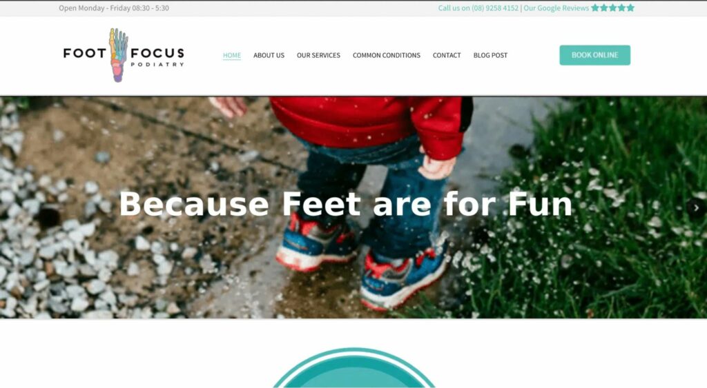 Foot Focus Podiatry's Homepage