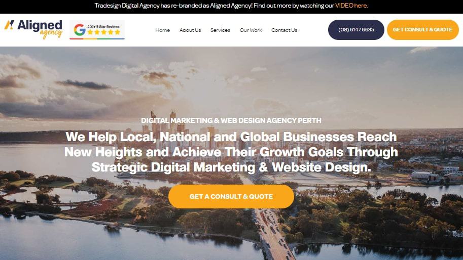Aligned Agency Homepage