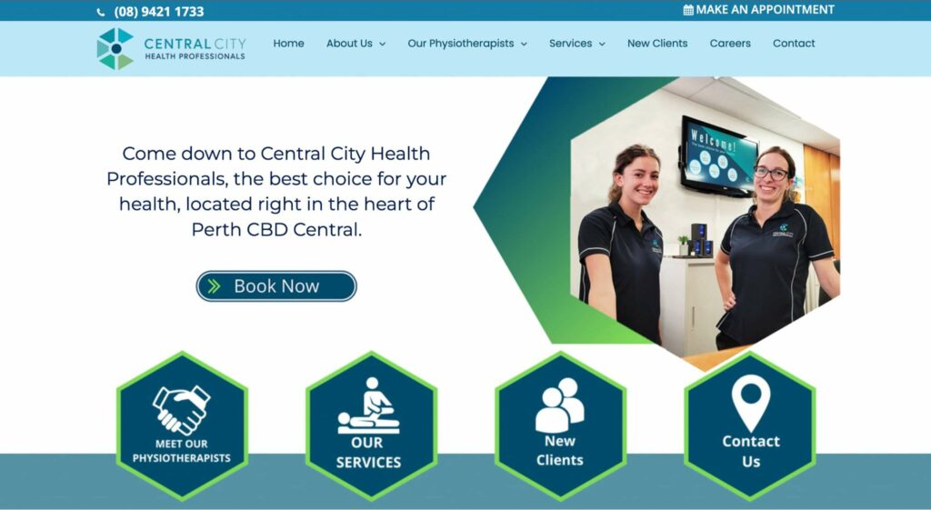 Central City Physiotherapy Homepage