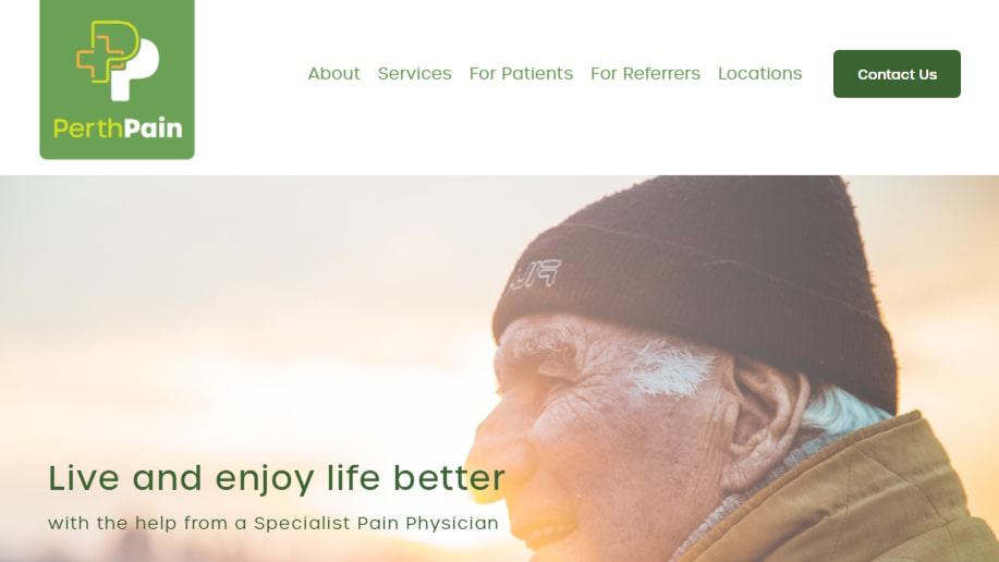 Dr Brian Lee of Perth Pain Homepage