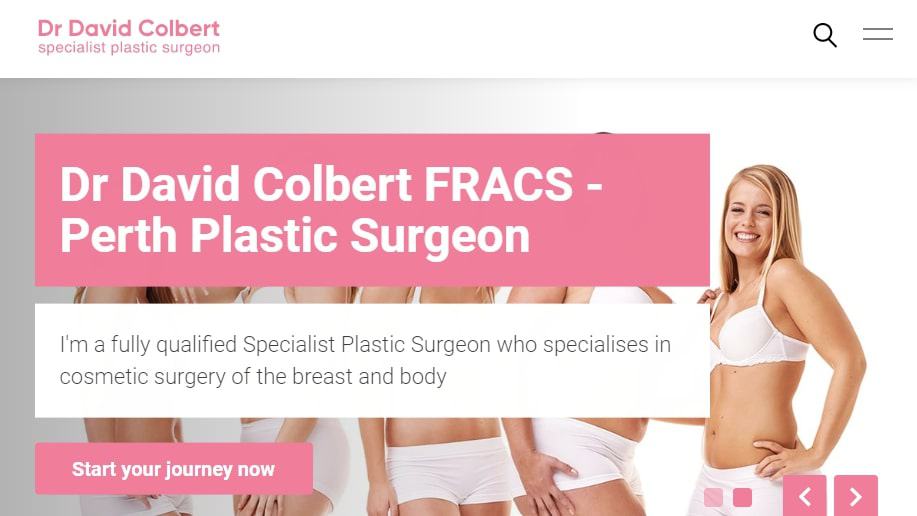 Dr David Colbert – Plastic Surgeon Homepage