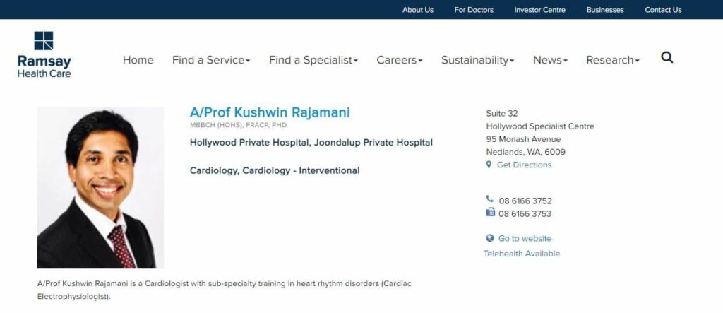 Dr. Kushwin Rajamani Homepage