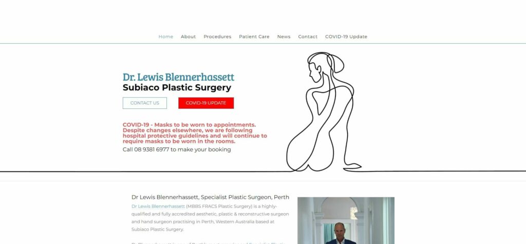 Dr. Lewis Blennerhassett Homepage