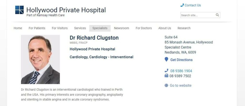Dr. Richard Clugston Homepage