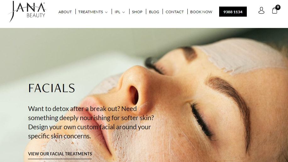 Jana Beauty Homepage