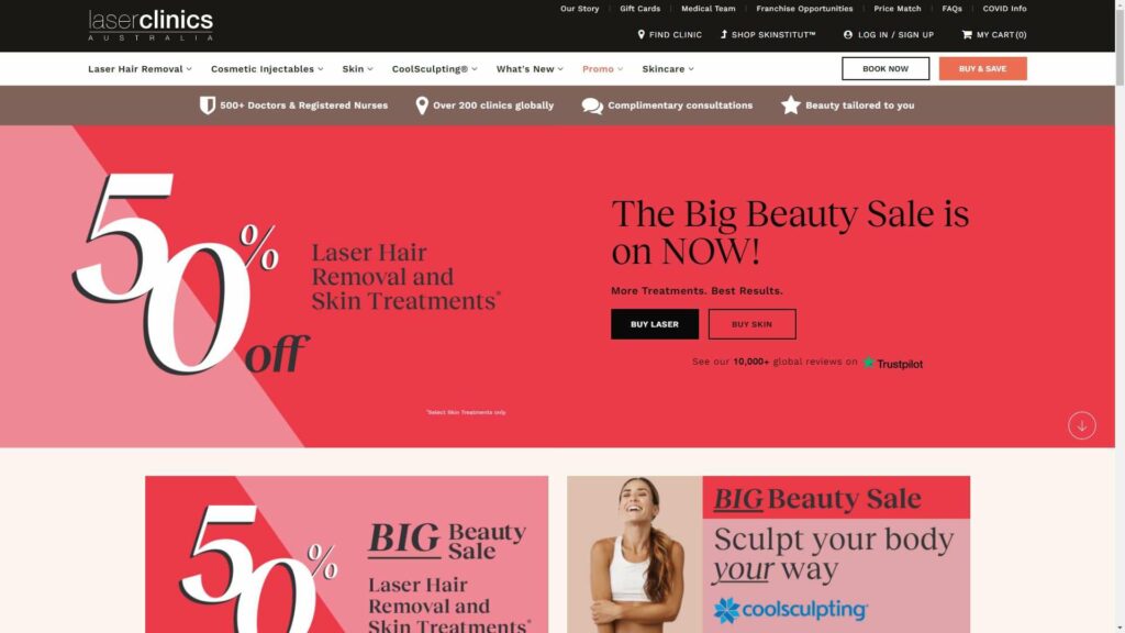 Laser Clinics Australia Perth CBD Homepage
