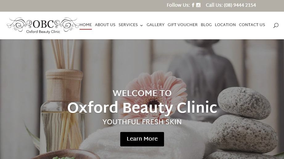 Oxford Beauty Clinic Homepage