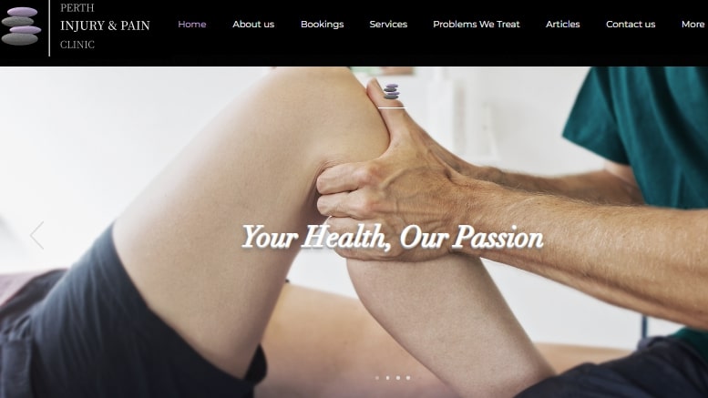 Perth Injury & Pain Clinic Homepage