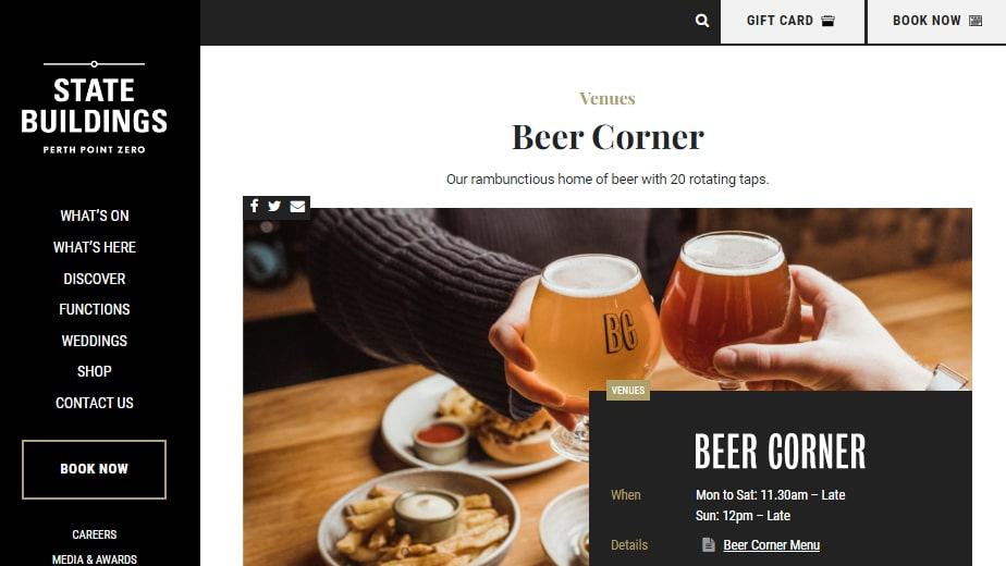 Beer Corner Homepage