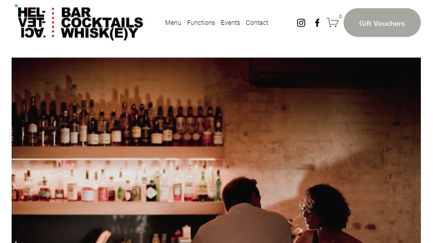 Helvetica Homepage