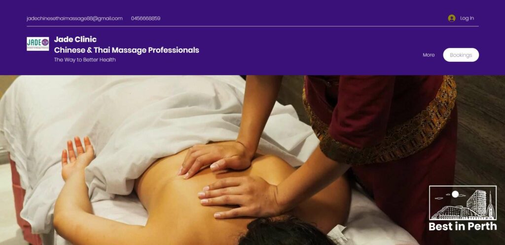 Jade Clinic Chinese & Thai Massage Professionals Homepage