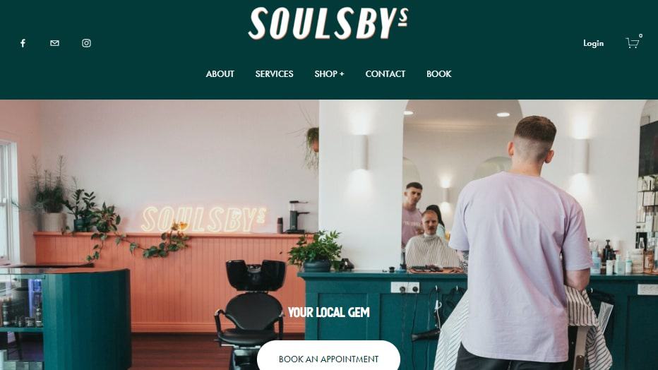 Soulsbys Barbers Homepage