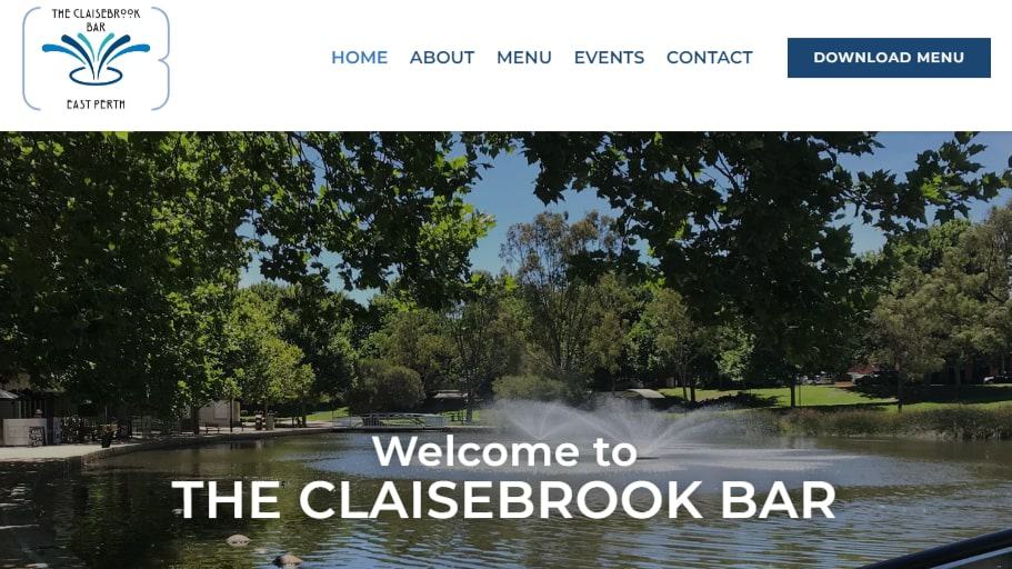 The Claisebrook Bar Homepage
