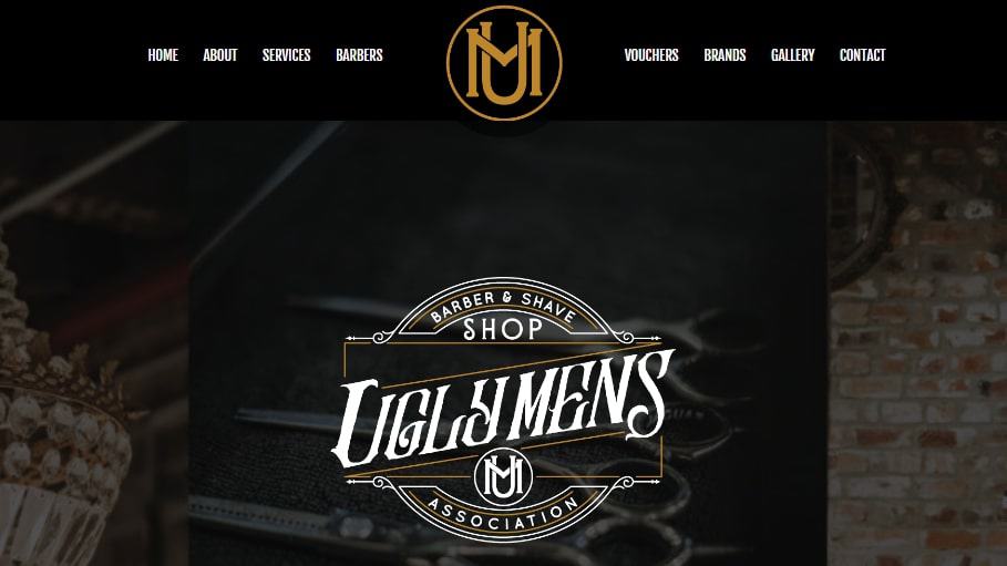 Ugly Men's Association Barber & Shave Shop Homepage