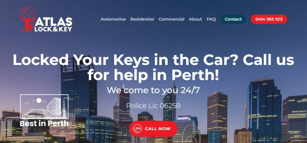 Atlas Lock and Key' Homepage