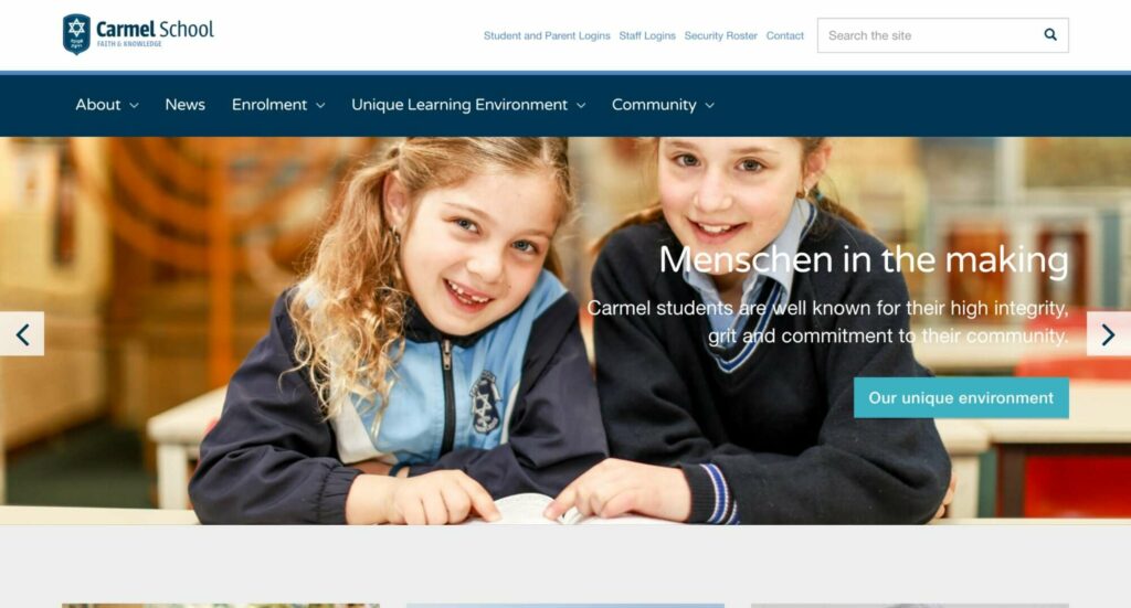 Carmel School' Homepage