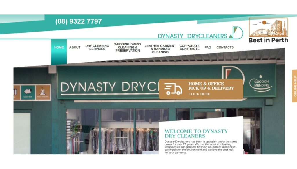 Dynasty Drycleaners' Homepage