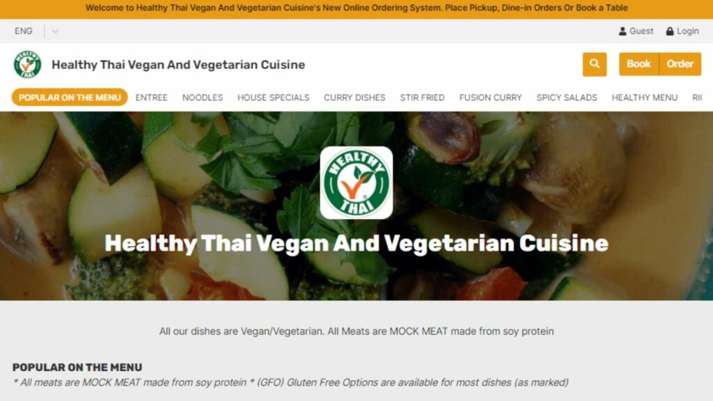 Healthy Thai' Homepage