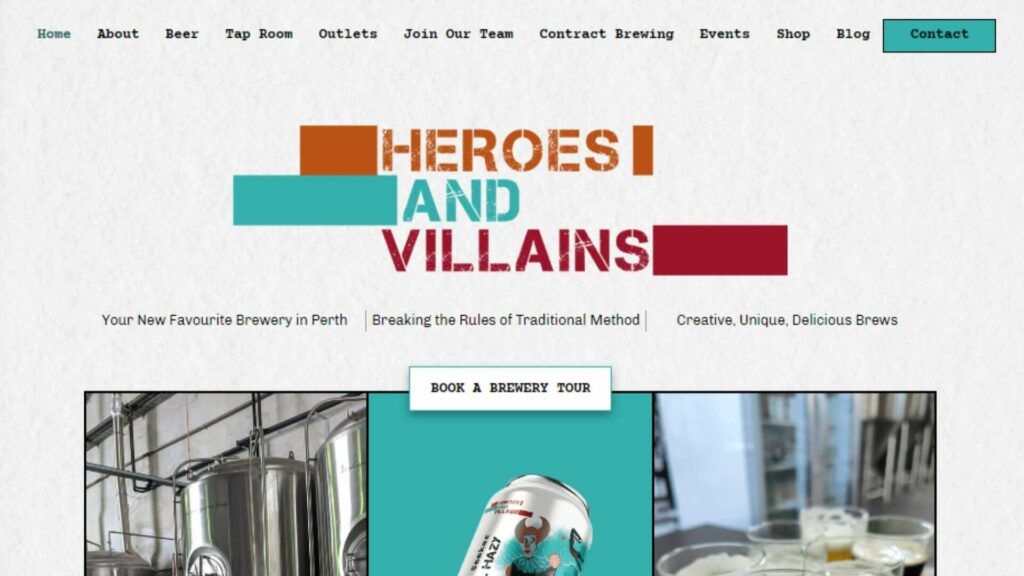 Heroes and Villains' Homepage