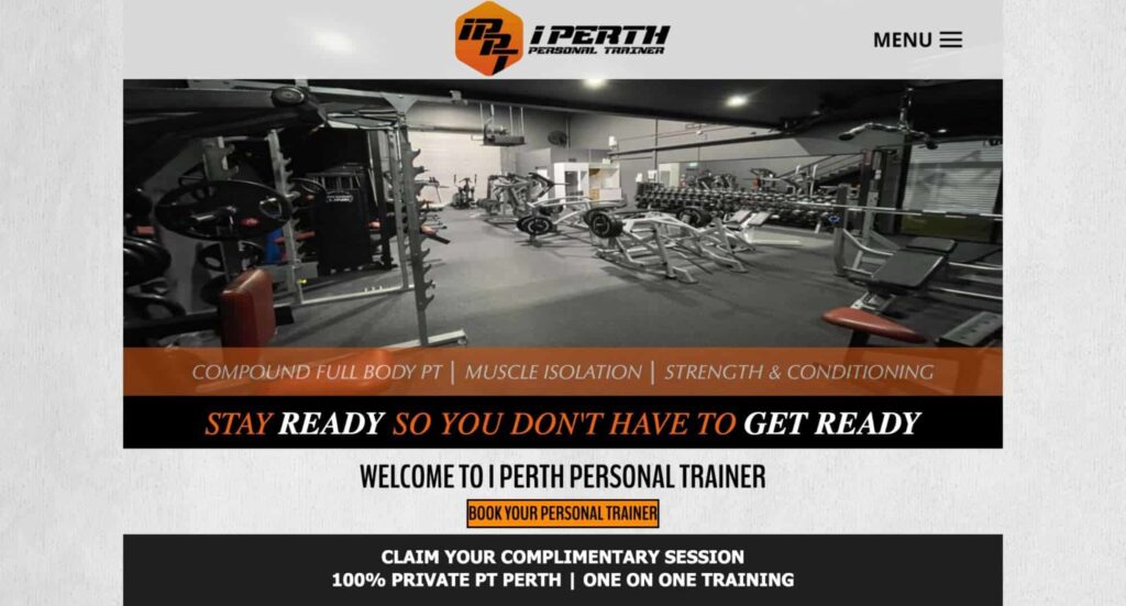 I Perth Personal Trainer' Homepage