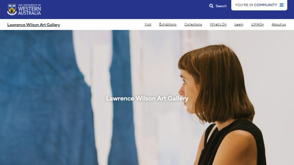Lawrence Wilson Art Gallery' Homepage