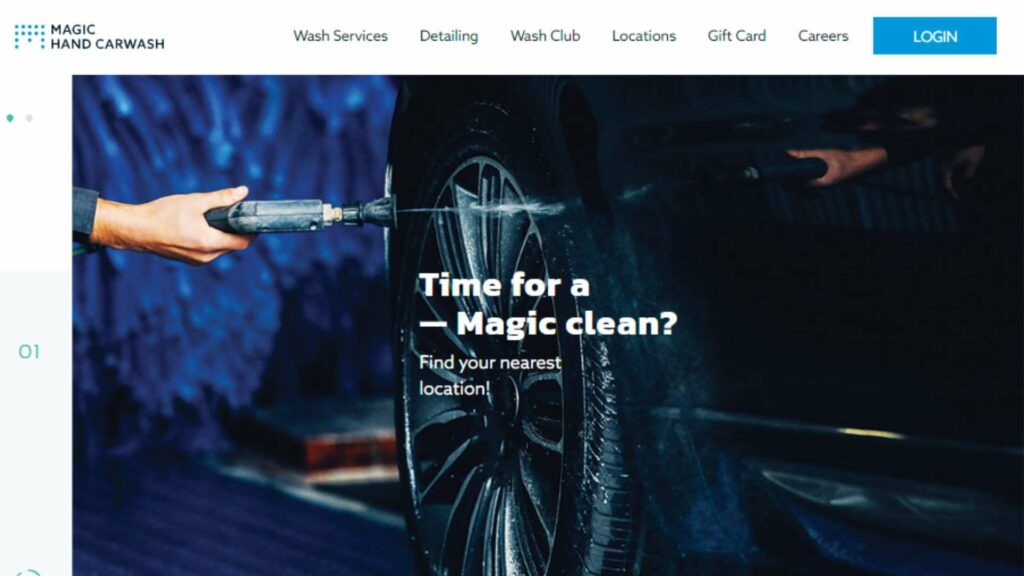 Magic Hand Carwash' Homepage