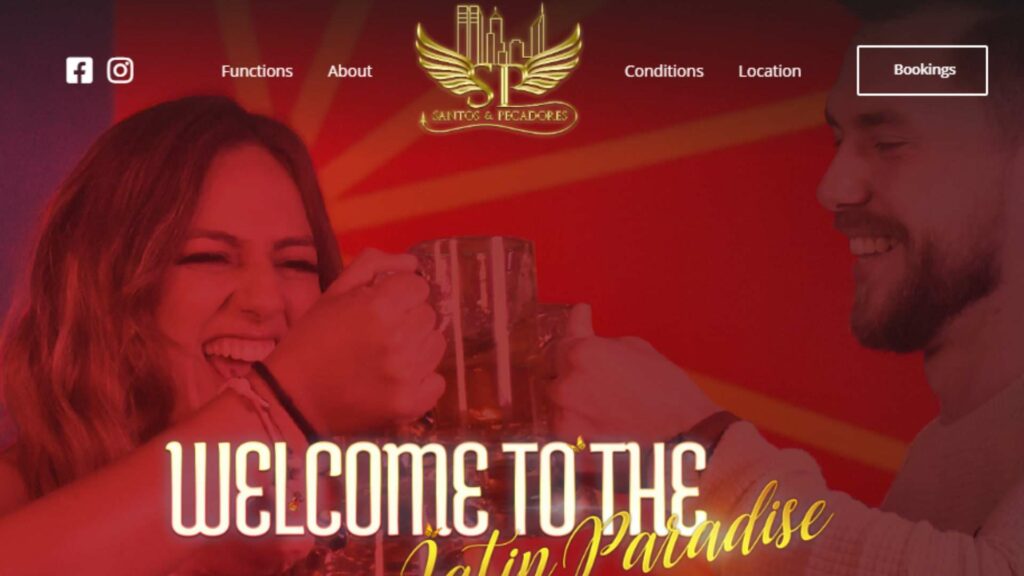 Santos & Pecadores' Homepage