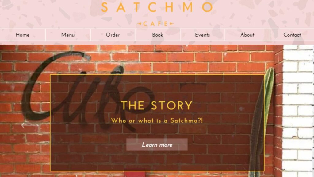 Satchmo Café' Homepage