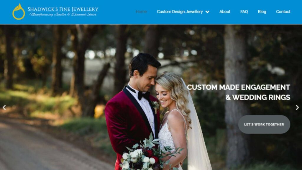 Shadwick's Fine Jewellery' Homepage