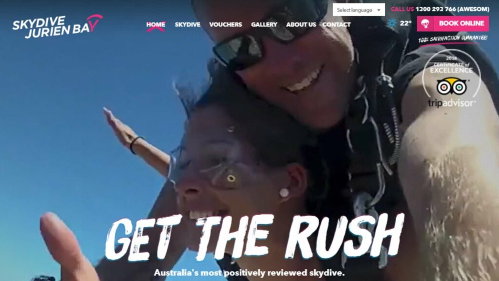 Skydive Jurien Bay' Homepage