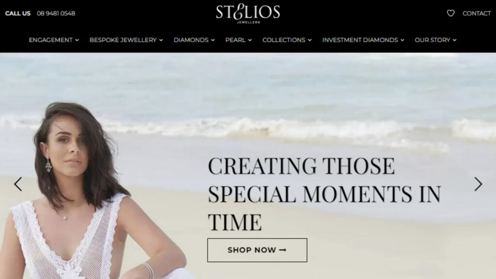 Stelios Jewellers' Homepage