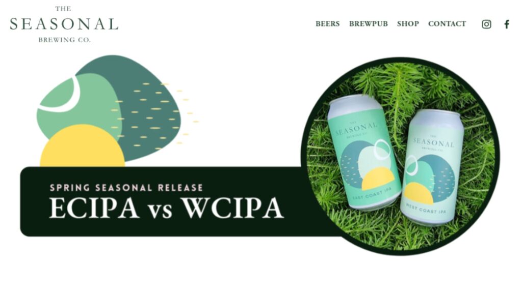 The Seasonal Brewing Co.' Homepage