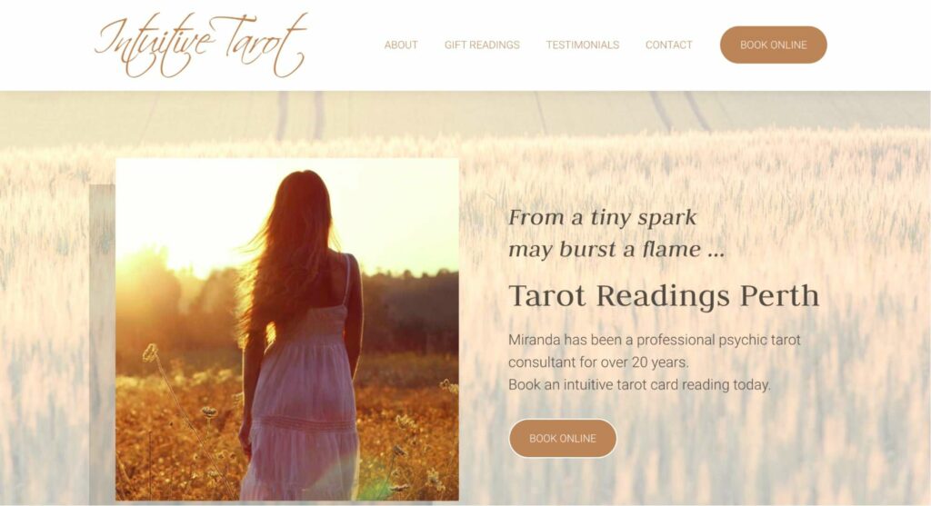 Intuitive Tarot' Homepage