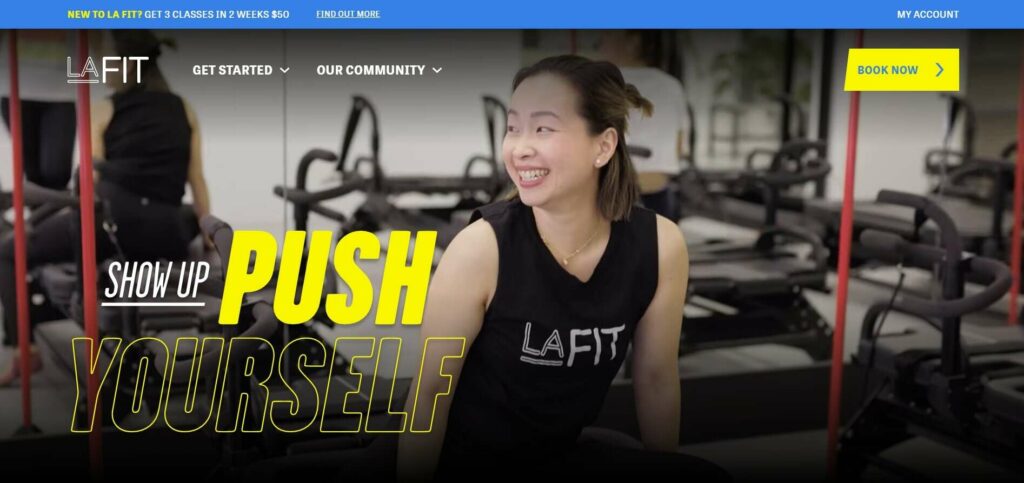 LA Fit Studio Homepage