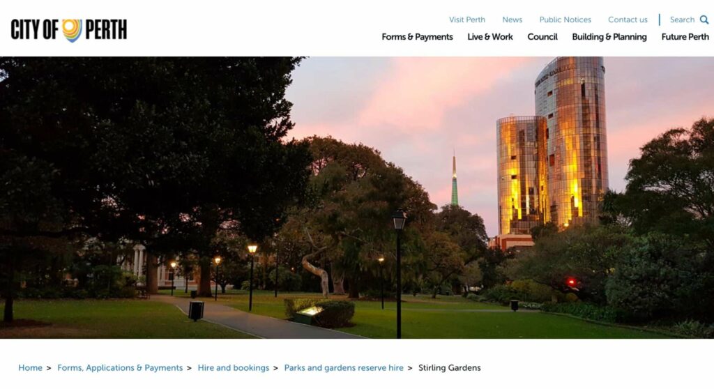 Stirling Gardens Homepage
