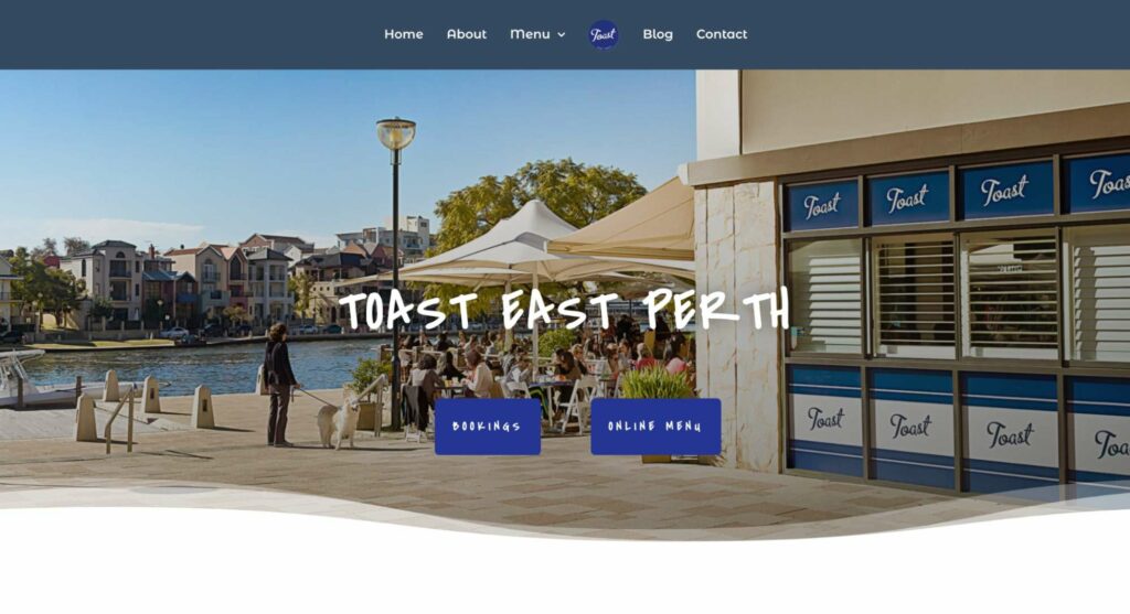 Toast Cafe' Homepage