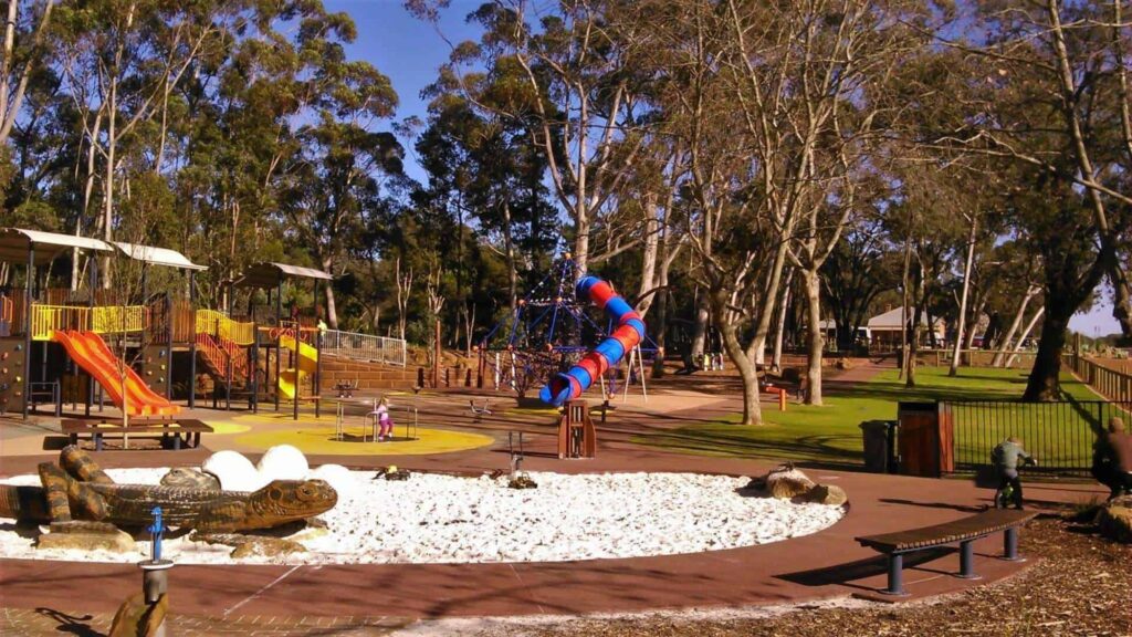 Bring Your Kids to the Sculpture Park Playground