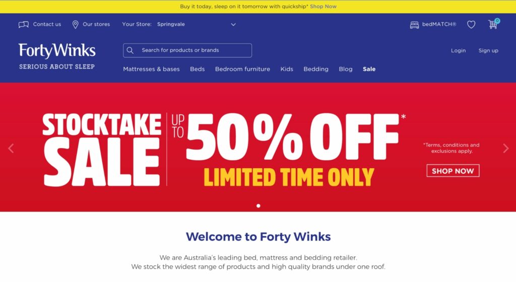 Forty Winks Cannington's Homepage