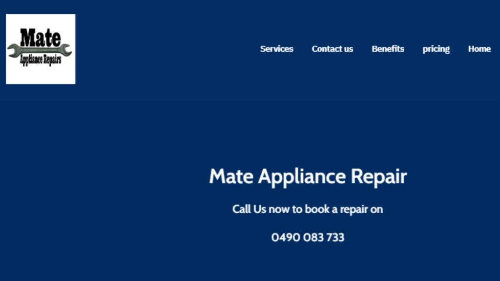 Mate Appliance Repairs's Homepage