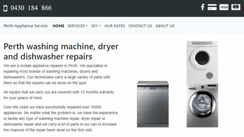 Perth Appliance Service's Homepage
