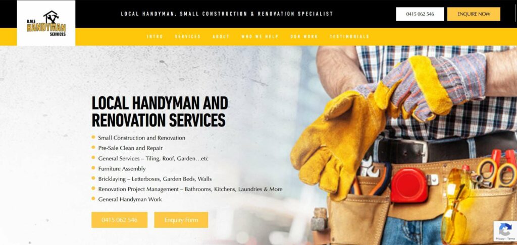 BME Handyman Services's Homepage