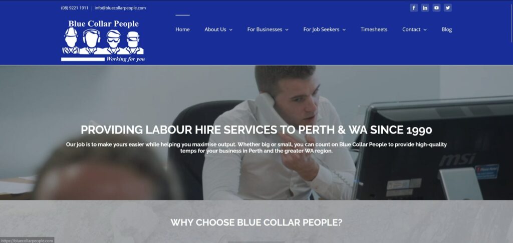 Blue Collar Labour Hire's Homepage