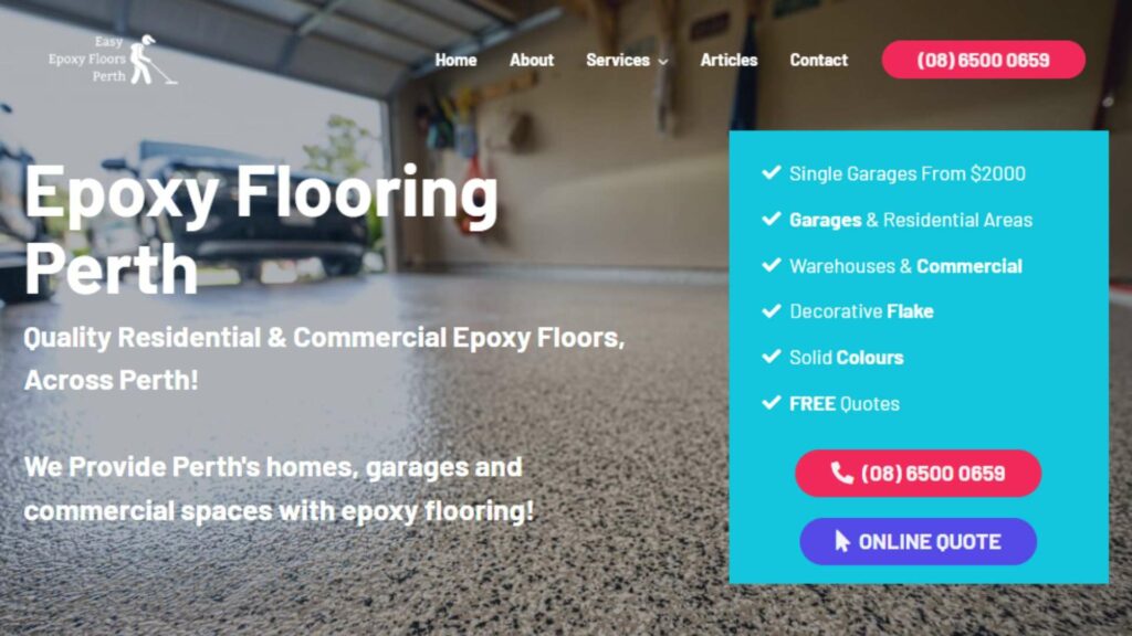 Easy Epoxy Floors Perth's Homepage