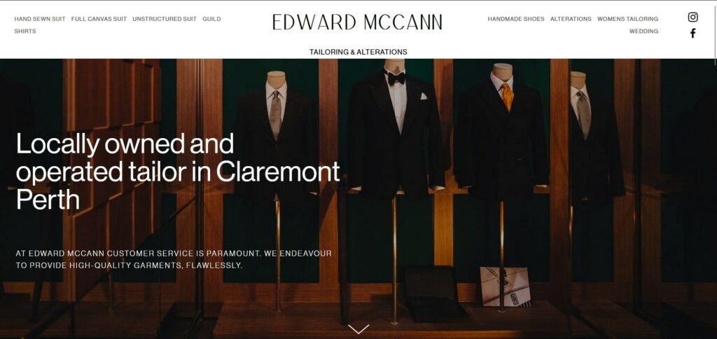 Edward McCann Tailoring & Alterations's Homepage