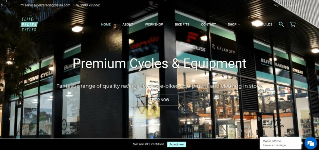 Elite Racing Cycles's Homepage