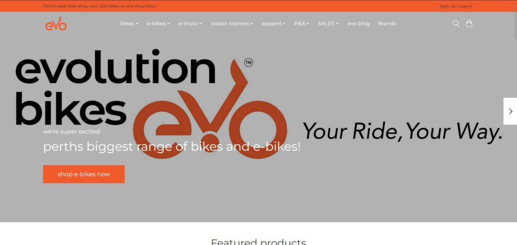 Evolution Bikes's Homepage