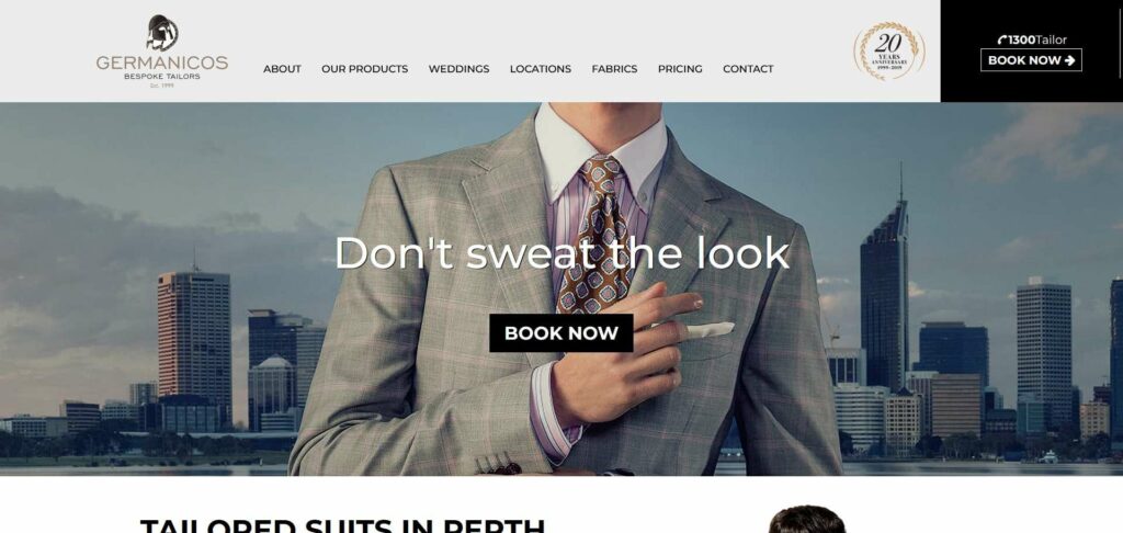 Germanicos Bespoke Tailors's Homepage