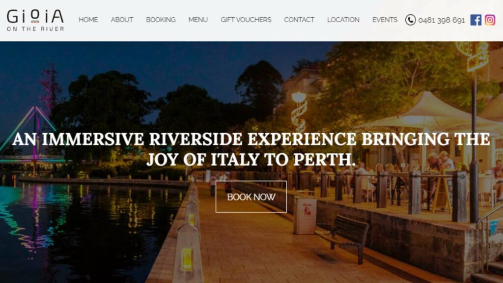 Gioia On The River's Homepage