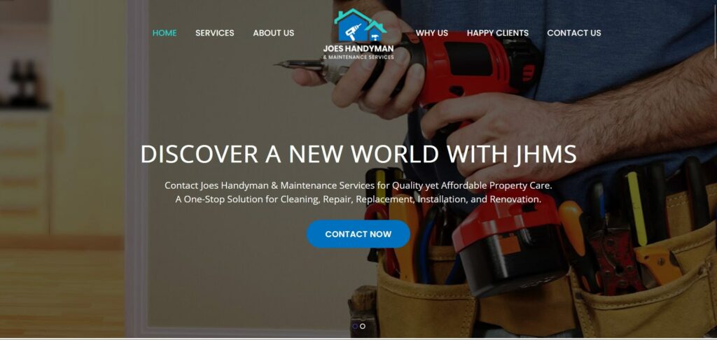 Joe’s Handyman and Maintenance Services's Homepage